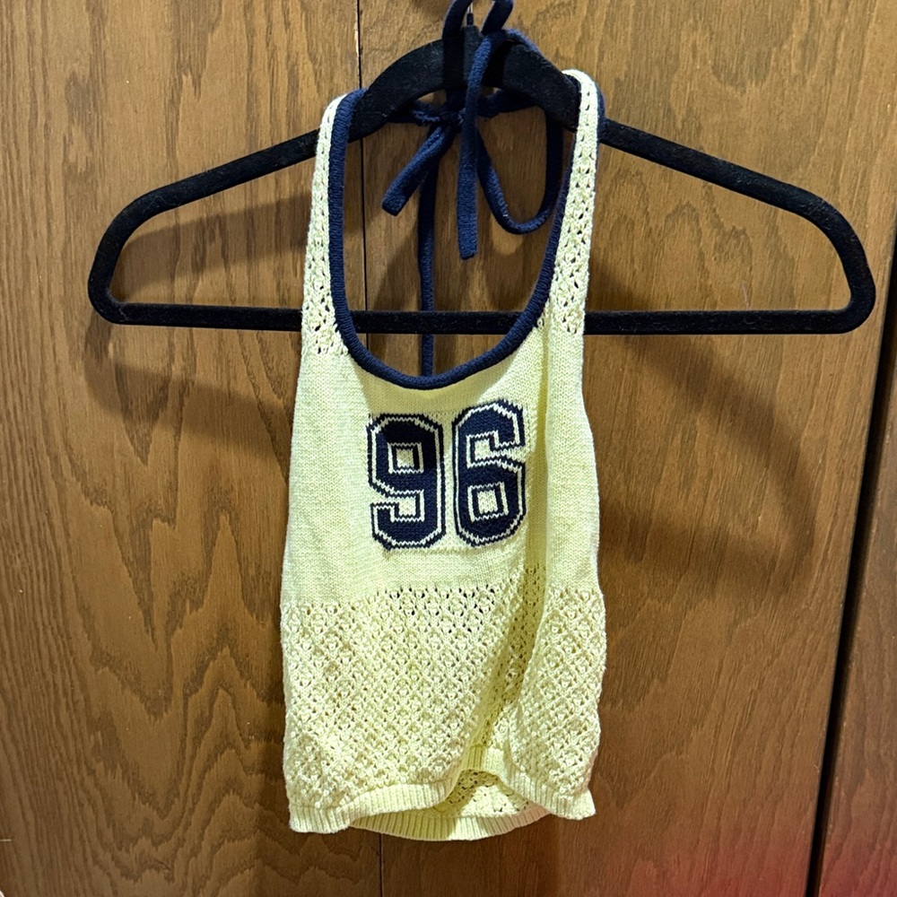 PacSun Light Yellow Knit Top